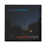 bing satellites summer night fridge magnet