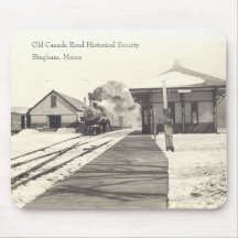 Bingham Village Train Station Mousepad