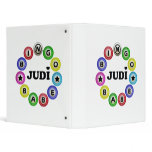 Bingo Babe Judi 3 Ring Binders