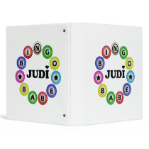 Bingo Babe Judi 3 Ring Binders