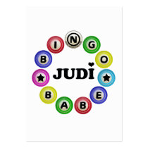Bingo Babe Judi Business Cards