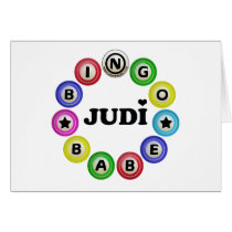 Bingo Babe Judi Greeting Card