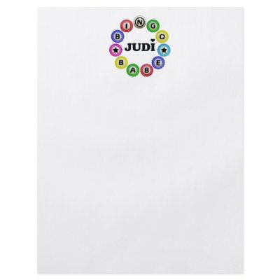 Bingo Babe Judi Personalized Flyer by bear518