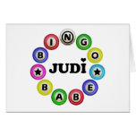 Bingo Babe Judi Greeting Card