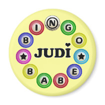 Bingo Babe Judi Fridge Magnets