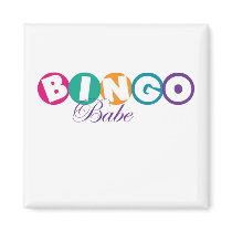 Bingo Babe Square Magnet