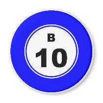 Bingo Ball B magnets
