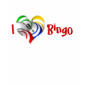 Bingo ball heart logo short sleeve shirt