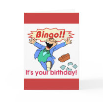 Bingo birthday card