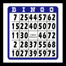 Bingo Card 1 posters