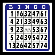 Bingo Card 2 posters