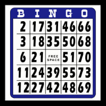 Bingo Card 3 posters