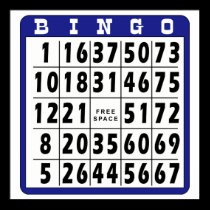 Bingo Card 4 posters