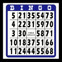Bingo Card 5 posters