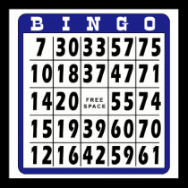 Bingo Card 7 posters