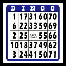 Bingo Card 9 posters