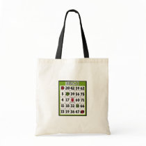 Bingo Card Canvas Bags