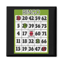 Bingo Card Magnet