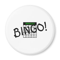 Bingo Card magnets by TeeZazzle Bingo Card magnets