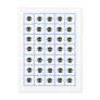 Bingo Card Markers Boy Blue Punk Rocker Skull Postcard