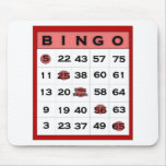 bingo card mousepads