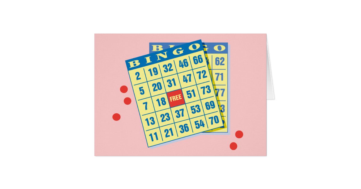 Bingo Card Play To Win Good Luck Charms Zazzle