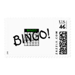 Bingo Card Postage Stamp