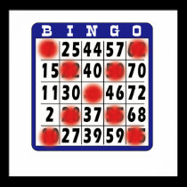 Bingo Card - Poster posters