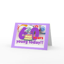 Bingo cards - 60th birthday