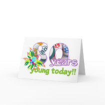 Bingo cards - 80th birthday