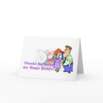 Bingo cards - thank you
