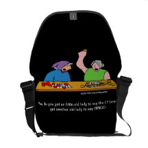 Bingo Cartoon F Word Messenger Bag