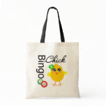 Bingo Chick Tote Bags