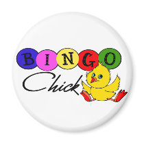 BINGO Chick Fridge Magnet