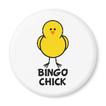 Bingo Chick magnets