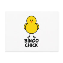 Bingo Chick Post Cards
