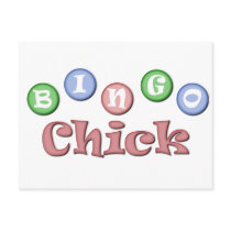 Bingo Chick Postcard