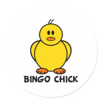 Bingo Chick stickers