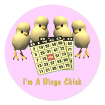 Bingo Chick stickers