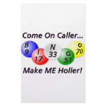 Bingo! Come on Caller, Make ME Holler! Stationery Design