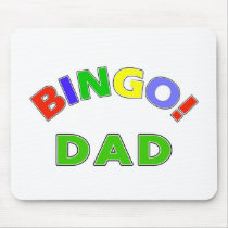 Bingo Dad mousepads by TeeZazzle Bingo Dad mousepads