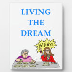 bingo display plaque bingo display plaque