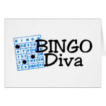 Bingo Diva Greeting Cards