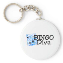 Bingo Diva Key Chains