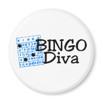 Bingo Diva Magnets