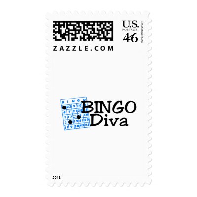 Bingo Diva Stamps by CelebrationZazzle