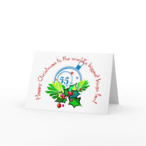 Bingo fan's Christmas card
