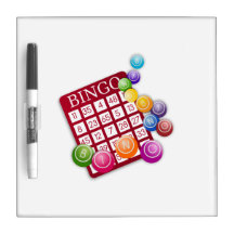 Bingo Game Dry-Erase Whiteboard