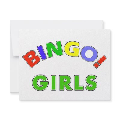 Bingo Girls Personalized Invites by CelebrationZazzle