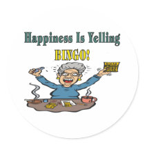 Bingo: Happiness Is Stickers